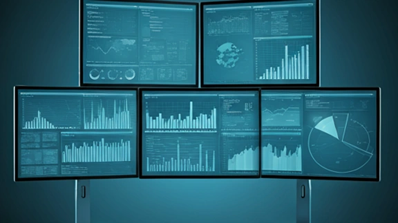 Analytics dashboard showing performance metrics